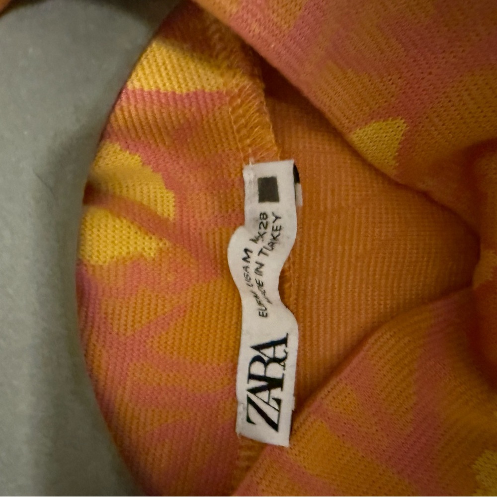 Zara Vibrant Pink and Yellow Textile - Picture 3 of 5
